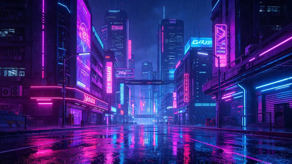 赛博朋克壁纸示例1