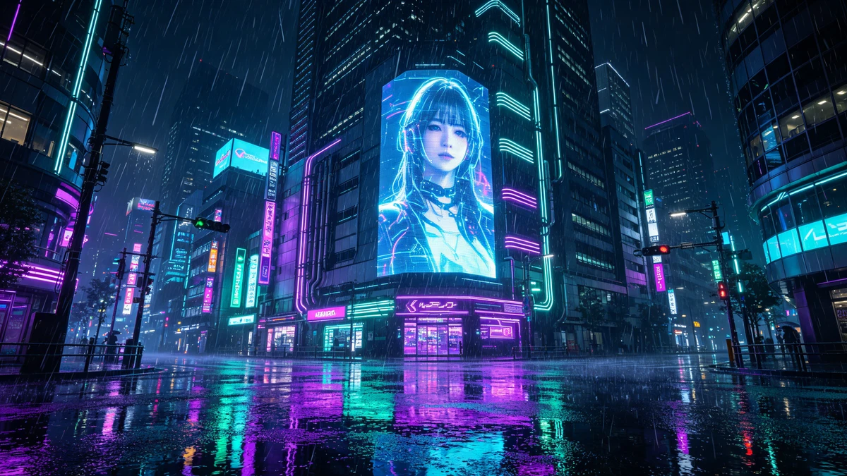 赛博朋克壁纸示例1